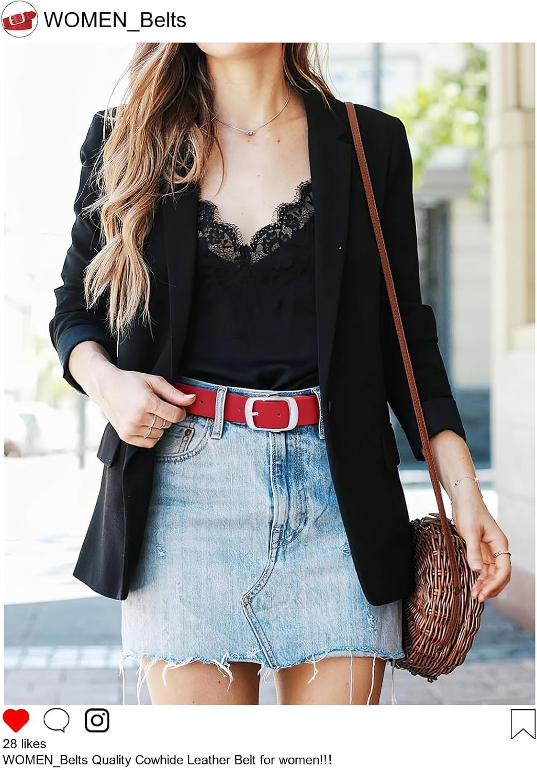 WHIPPY Women Leather Belts for Jeans Pants Fashion Dress Belt for Women with Solid Pin Buckle - Image 5