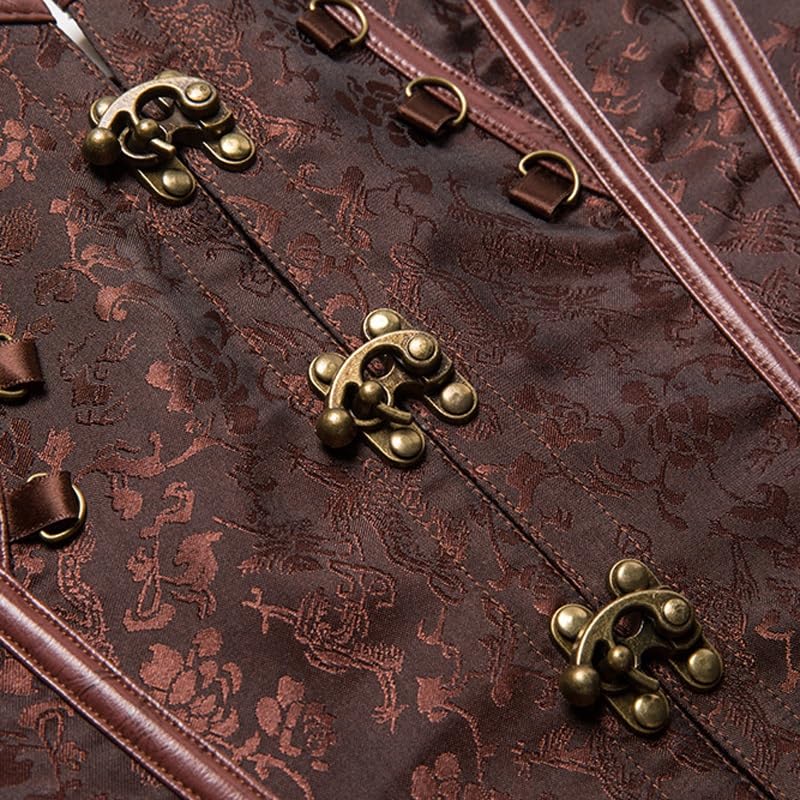 Corset court en cuir véritable d'exception pour compression abdominale