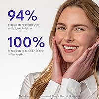 Vista 7 de Smileactives Gel blanqueador dental para pasta de dientes con peróxido de hidrógeno de grado clínico, removedor de manchas de dientes para dientes