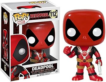 POP Marvel: Deadpool ممتاز Funko Pop! شكل الفينيل (مجمع مع حامي صندوق البوب متوافق) متعدد الألوان 3.75 بوصة