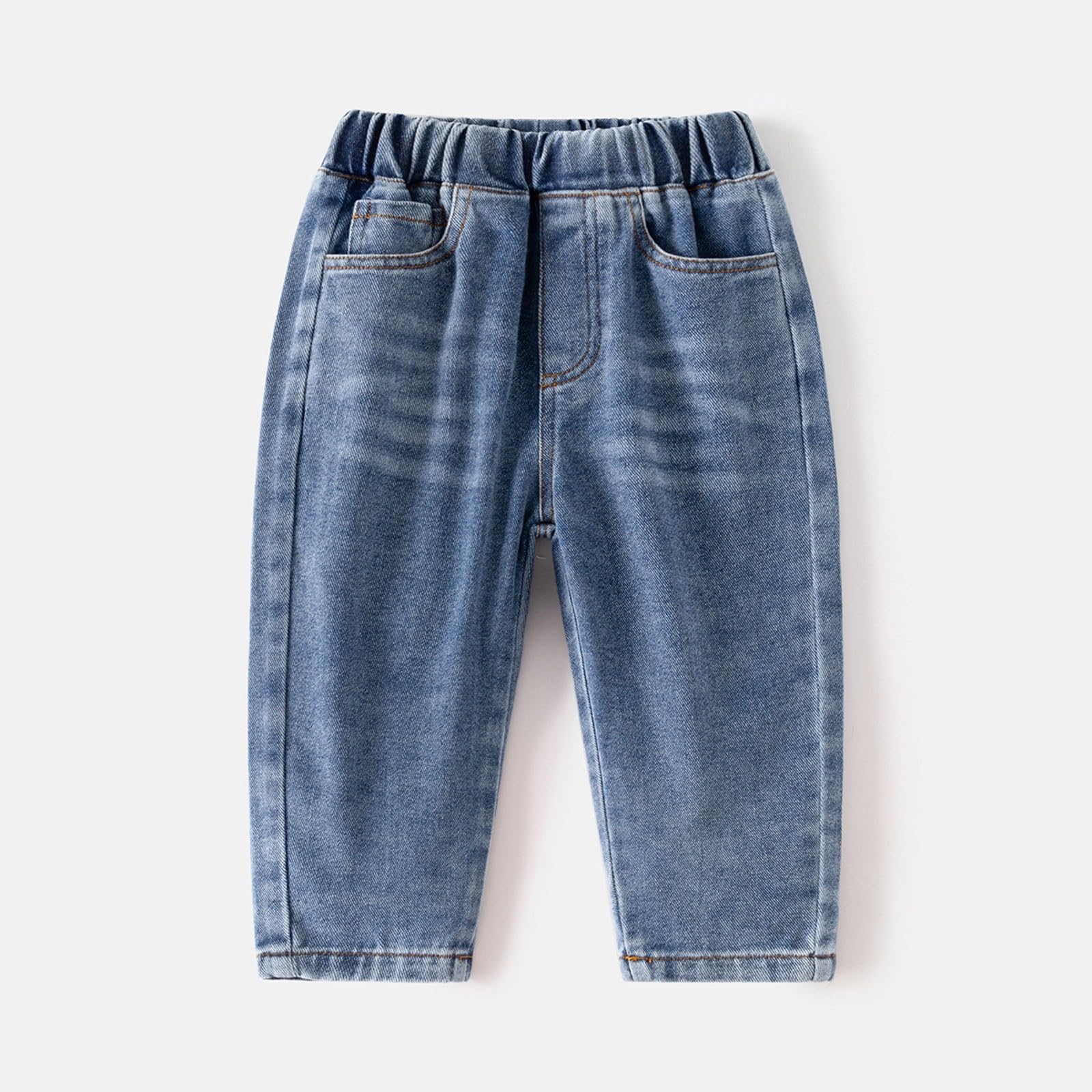 Genérico Pantalones Deportivos Niño Pantalones para Niño Moda 2025 con Diseño de Cinta Animada en Color Azul