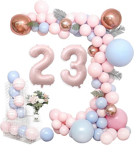 Miniatura 4 de Globos de papel de aluminio de 40 pulgadas con el número 22, decoraciones para fiesta de cumpleaños número 22, boda, despedida de soltera,