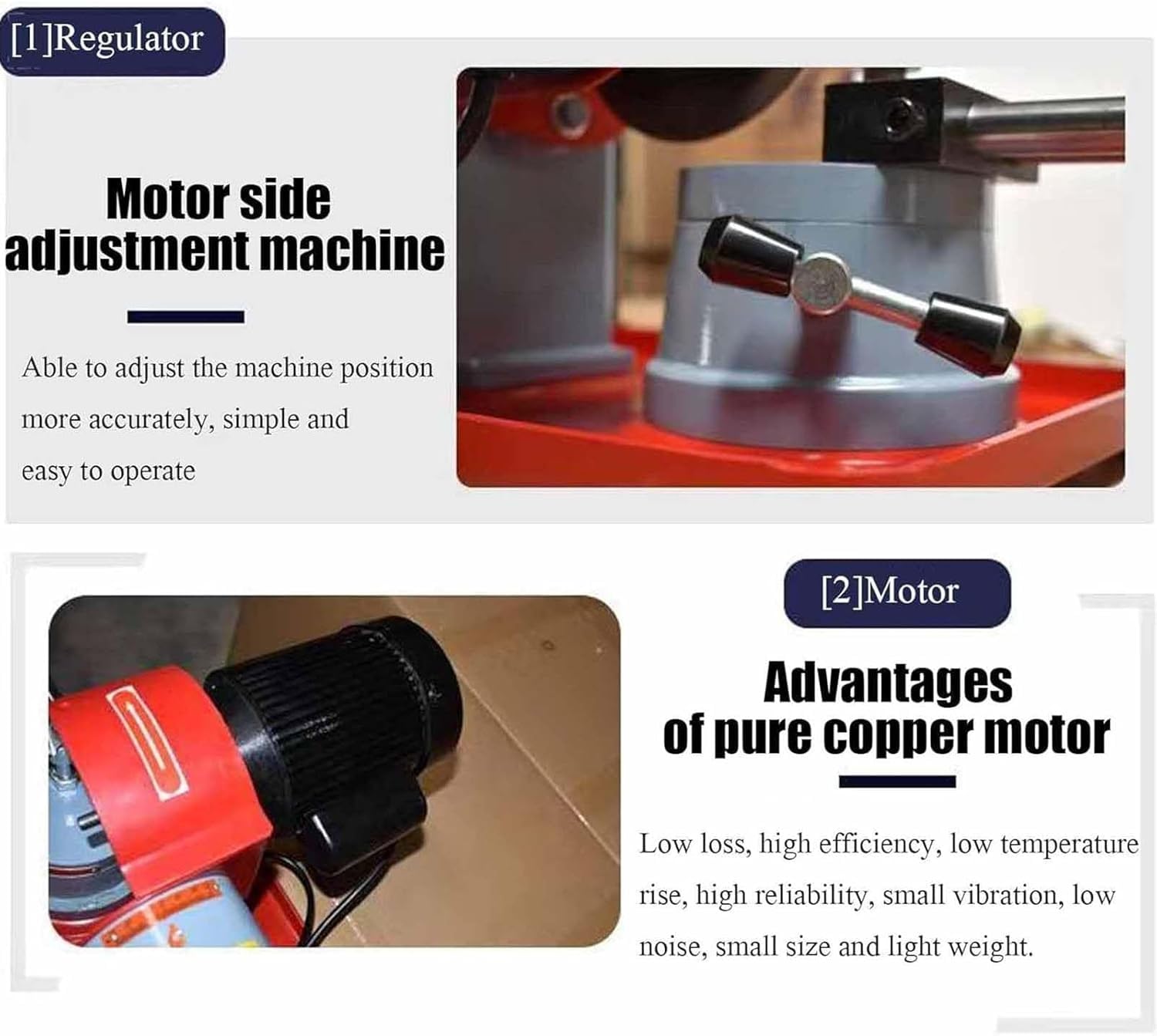 Rettificatrice a lama per sega, affilatrice ad angolo regolabile da 550 W, design ad iniezione d'acqua per la produzione di mobili e la lavorazione del legno