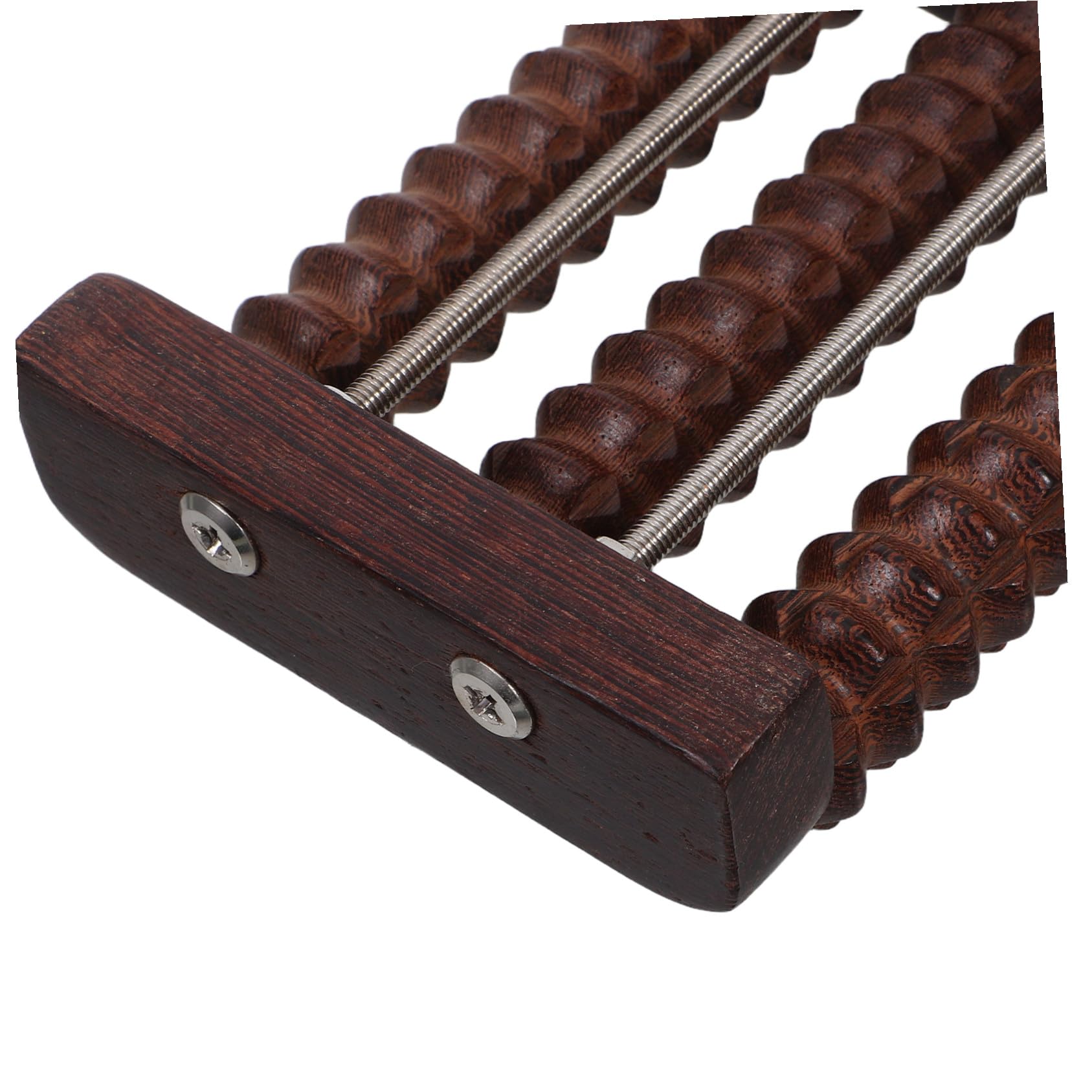 Beaupretty Rodillo de Masaje de Pies de Madera con Múltiples Ruedas Portátil y Silencioso Alivia Tensión Muscular y Puntos de Acupuntura Masajeador Preciso para Hombres y Mujeres