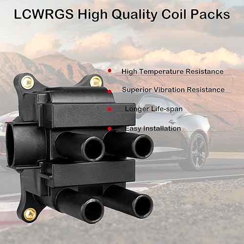 Miniatura 2 de Bobinas de encendido para 2.0 2.3 L4 Ford Focus Ranger Mazda 6 2003 2004 2005 2006 2004 2008 2009 2010 2011 paquetes de bobinas de repuesto # DG474