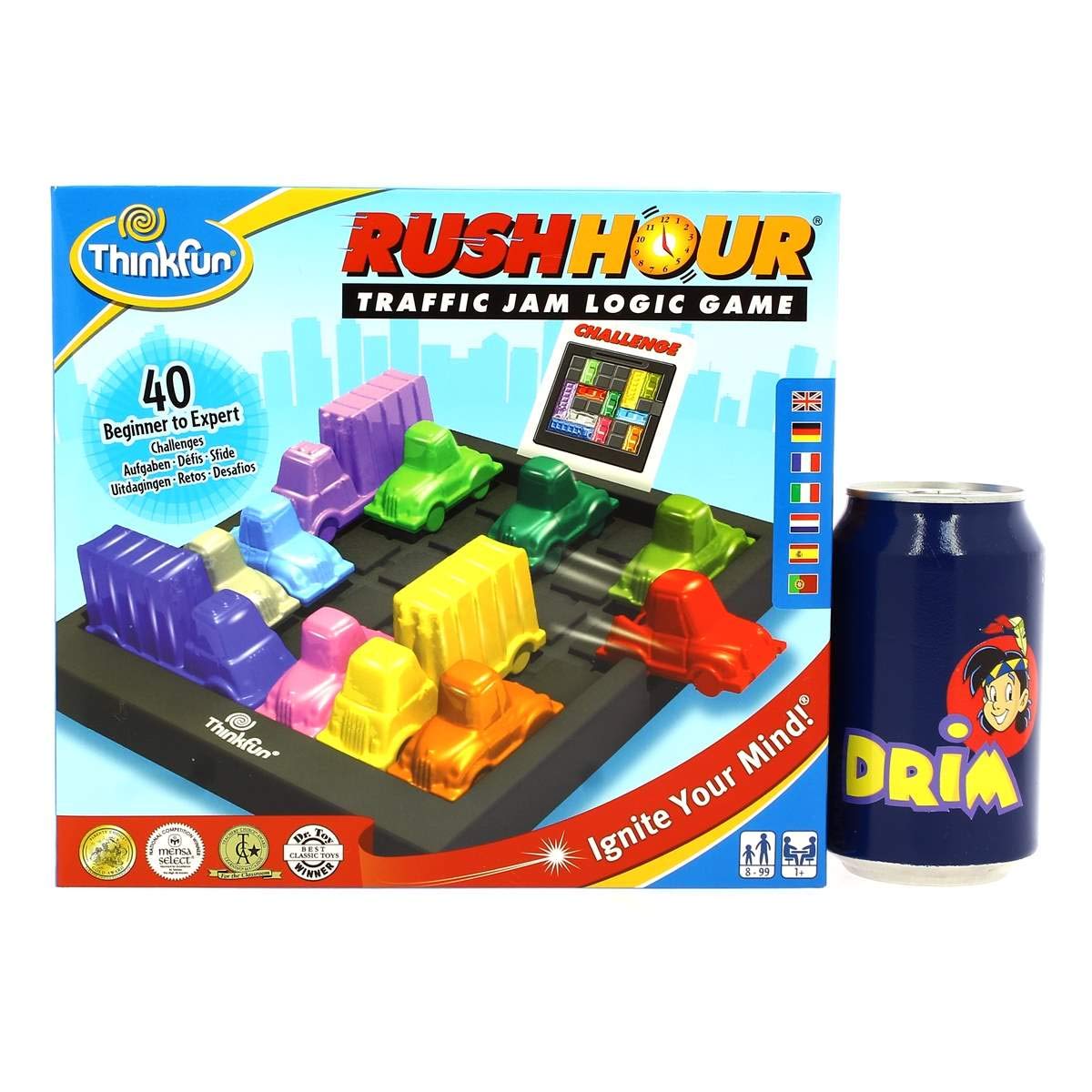 ThinkFun Rush Hour Bambini e Adulti Gioco da tavolo di apprendimento, versione multilingue