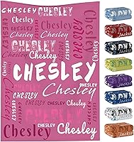 Vista 16 de Personalized Blanket for Kids Baby Adults Custom Name Blankets for Girls Boys Customized Blanket with Name Gift for Christmas Birthday