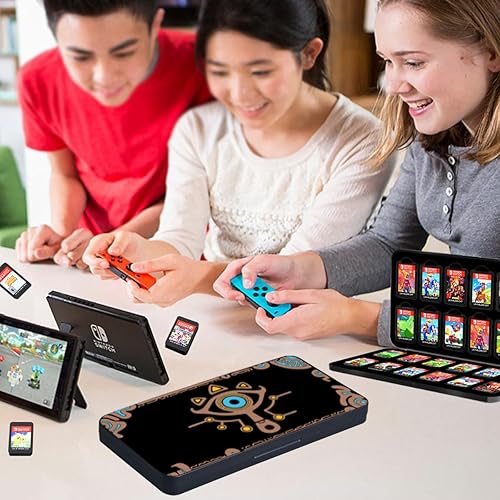 Miniatura 4 de Game Card Case Holder for Nintendo Switch Lite OLED, Switch Games Cartridge Storage Box Portable Travel Cases with 48 Micro SD Card Slots & 24