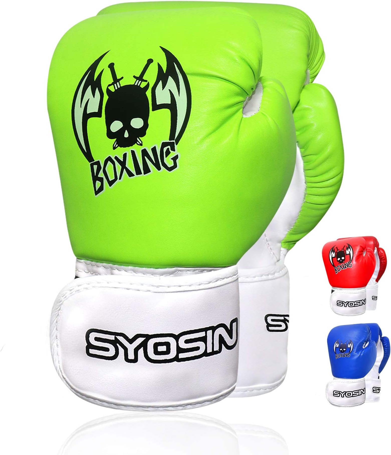 Kid Boxing Gloves 4 Oz Children Cartoon Sparring Boxing Toddler Training Gloves PU Leather for Age 3 to 12 Years