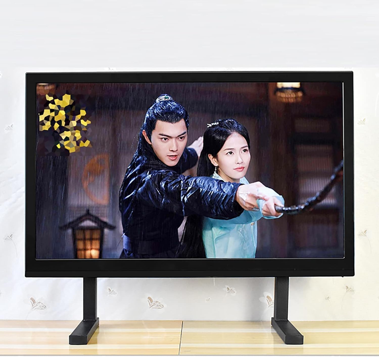 asdchZen Monitor Arms Tv Stand Desktop Tv Stand Desktop Tv Base,Suitable For 42 To 80 Inch Flat Screen Tvs,Adjustable In Height,