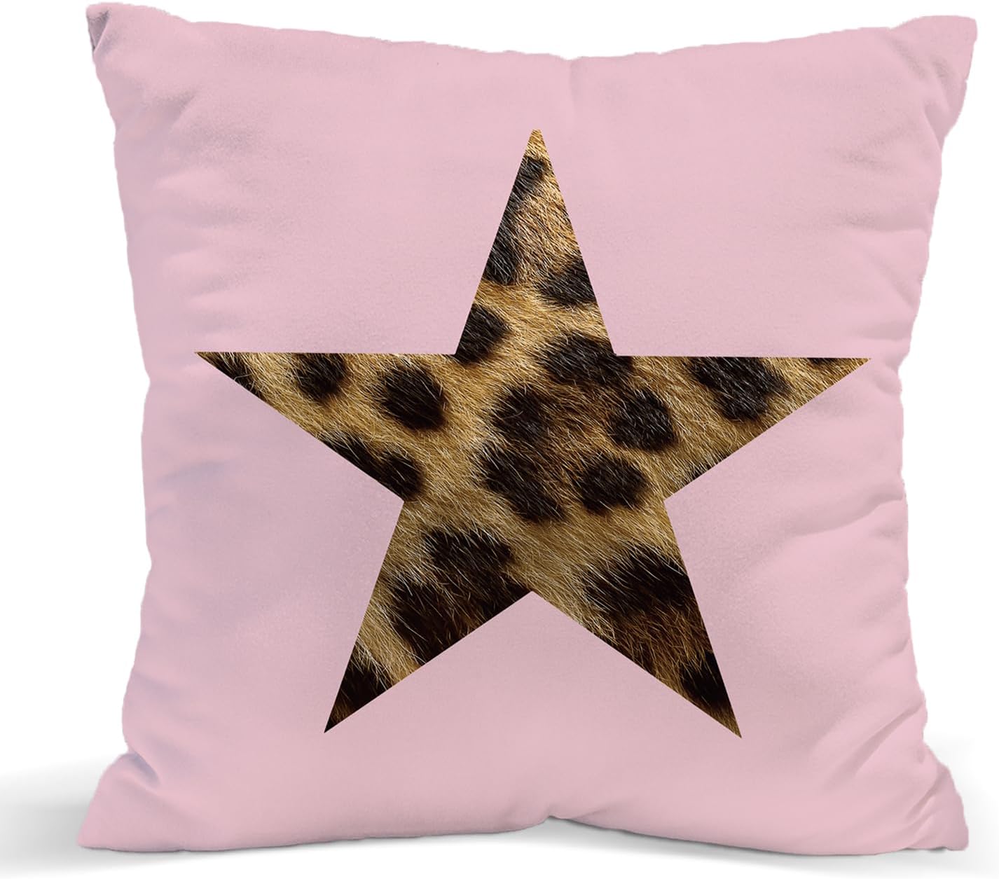 Pink Preppy Y2k Cheetah Throw Pillow Covers for Teen Girls, 18x18 in