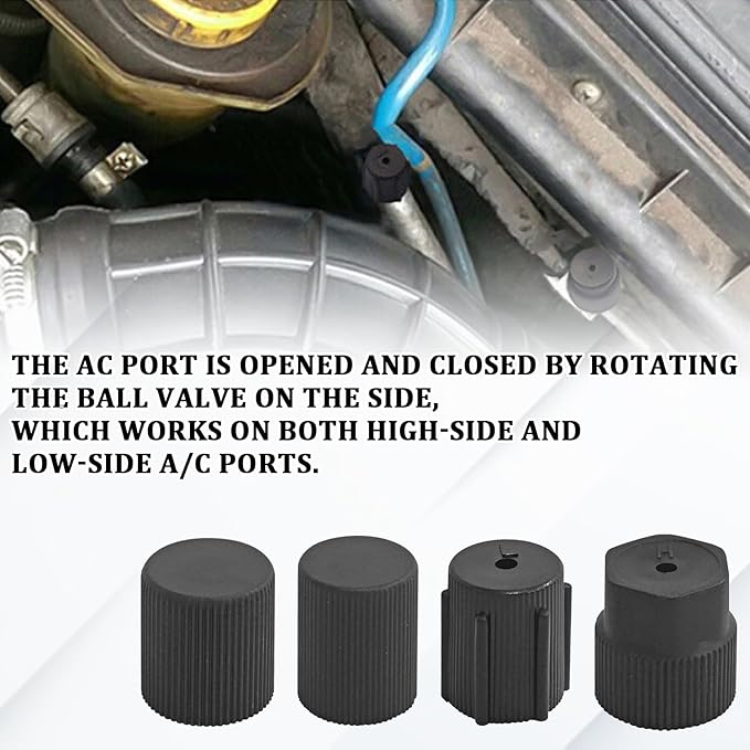 Kit de 17 Piezas de Núcleo de Válvula para Aire Acondicionado R12 o R134a miniatura 4