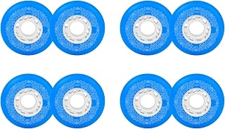 JHKJ Inline Wheels Replacement Wheels with bearing 88A 72mm 76mm 80mm Inline Wheels Replacement Wheels 8 Pack for Indoor Outdoor