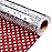 MAYPLUSS Christmas Wrapping Paper Roll - 17IN X 33FT - Christmas Gift Wrapping Paper Featuring Snowflake Against Silver Reversible Polka Dot for Kids, Holiday, New Year
