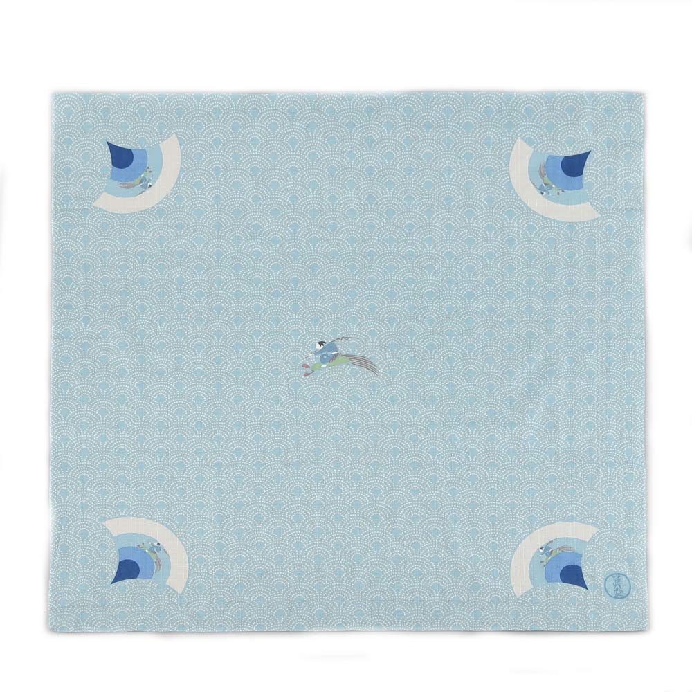 Furoshiki - Adorno tradicional japonés de tela de algodón para decoración de arte de montaña, Kioto, hecho a mano