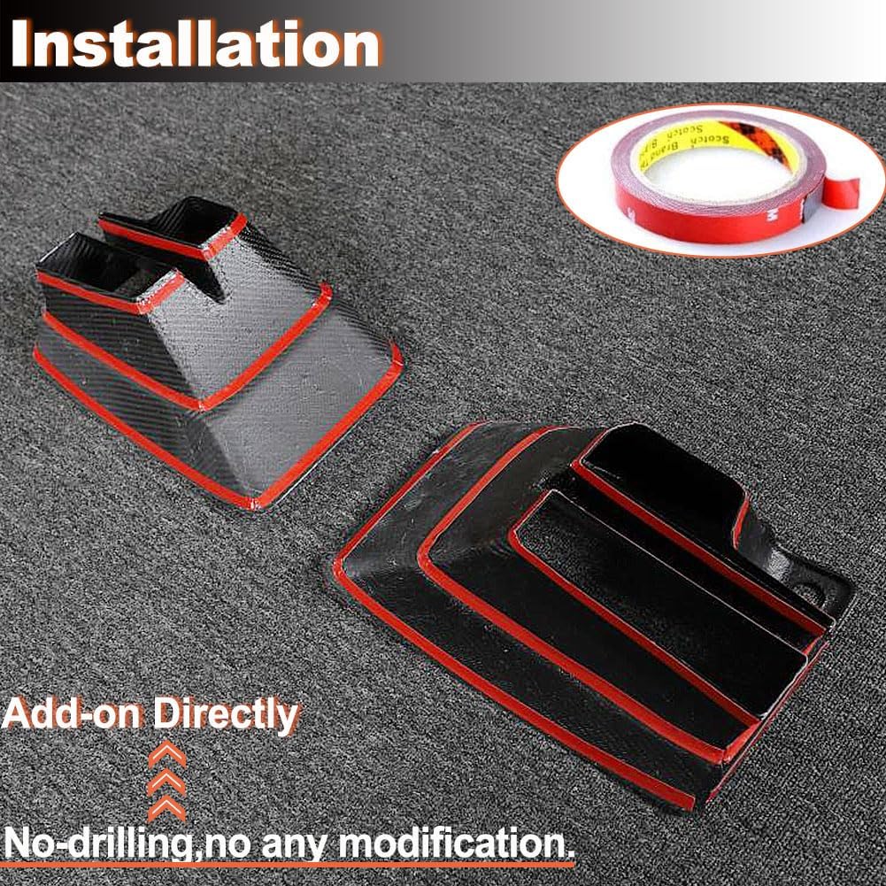 Dry Carbon Fiber Front Bumper Vent fits for BMW G87 M2 2022-2024 Air Vent Cover Front Bumper Splitters Protector Cover Factory Outlet