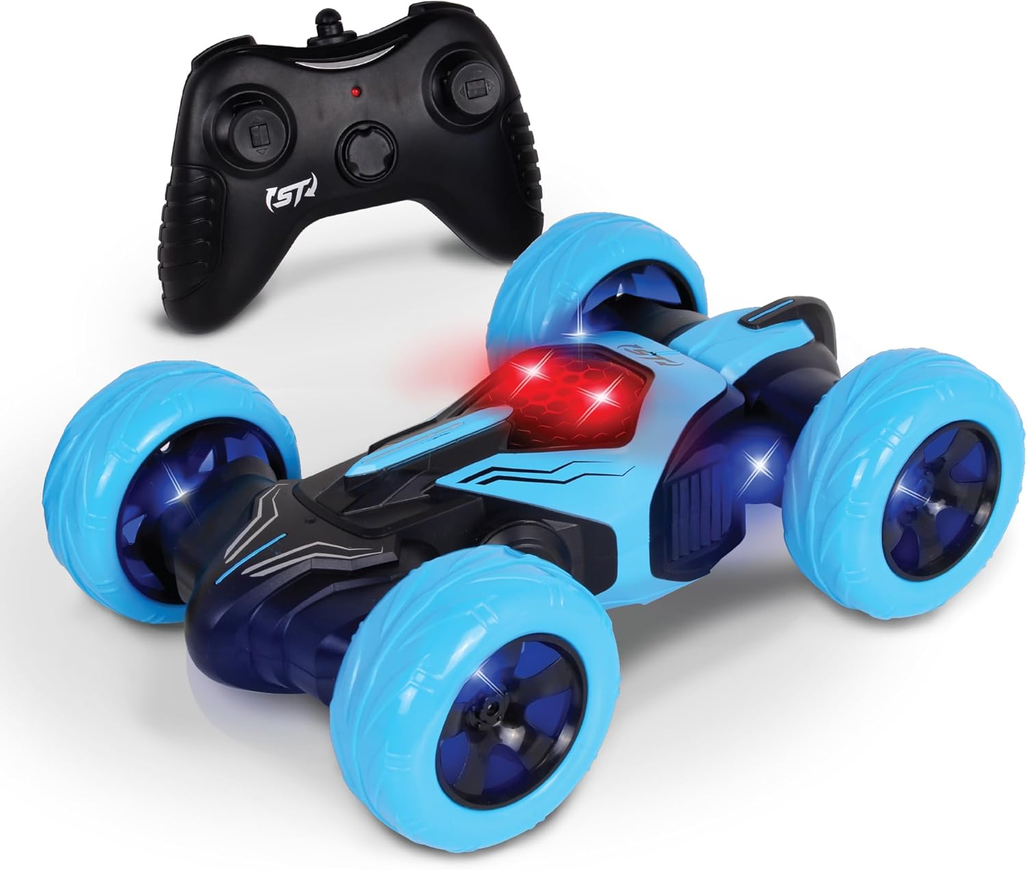 NKOK RTR 2.4GHz Radio Controlled Stunt Twisterz Spin Raider (w/USB Charger 3.7V Li-ion, 2AA); Epic Stunts; Grippy Tires; Colors Will Vary
