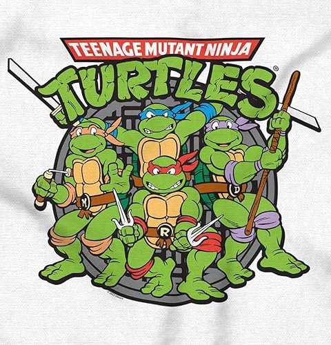 Vista 2 de Brisco Brands Teenage Mutant Ninja Turtles Group Baby Romper Niños o Niñas