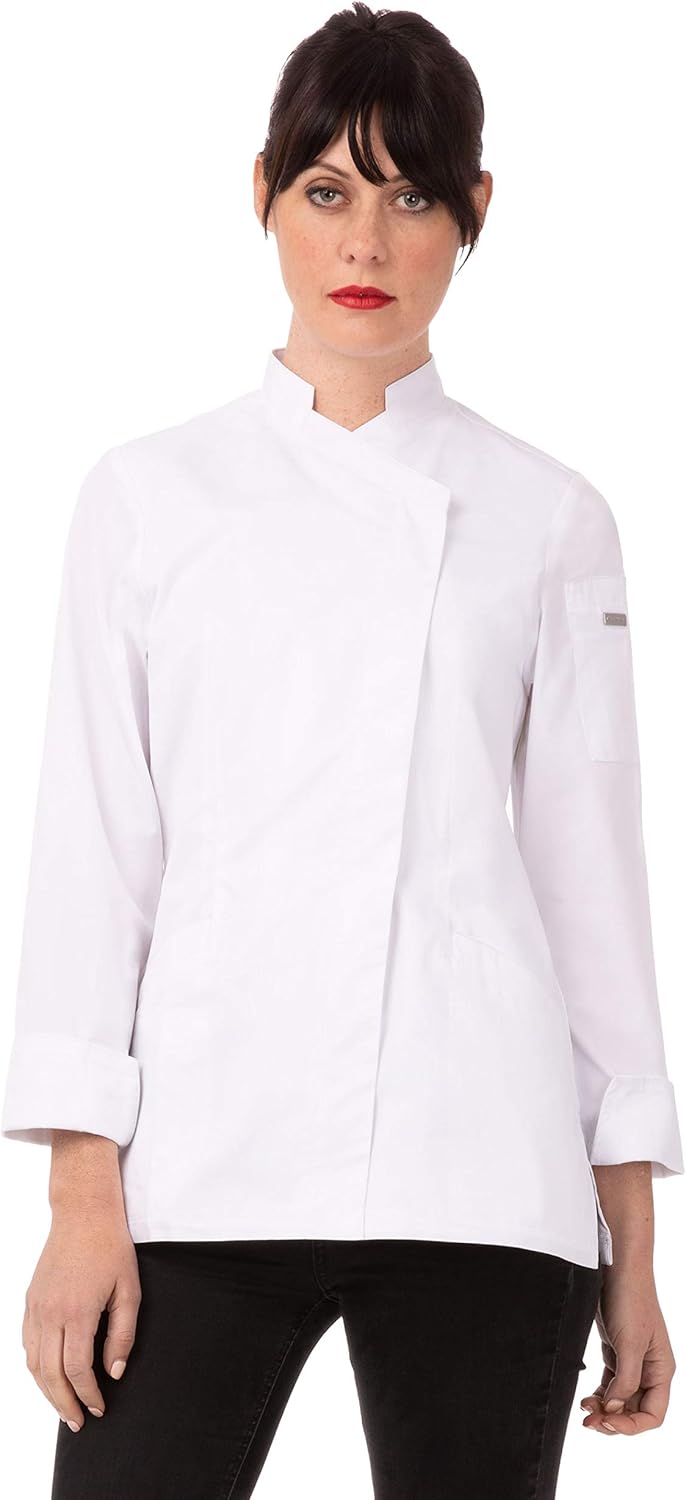 Chef Works womens Marrakesh V-series Chef Coat: Clothing, Shoes & Jewelry