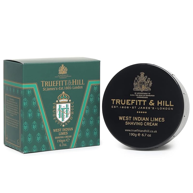 Truefitt & Hill Creme de Barbear West Indian Limes com Tigela, 190 g