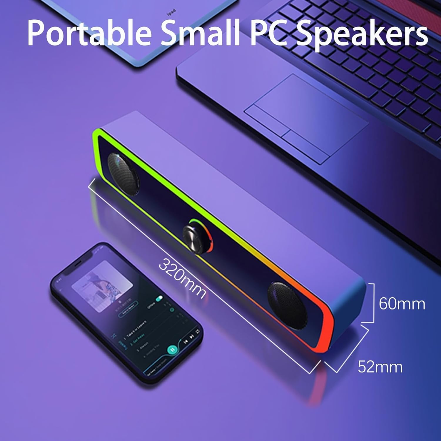 المميز - مكبرات صوت للكمبيوتر المكتبي من ازوني، مكبر صوت بلوتو... - view 7