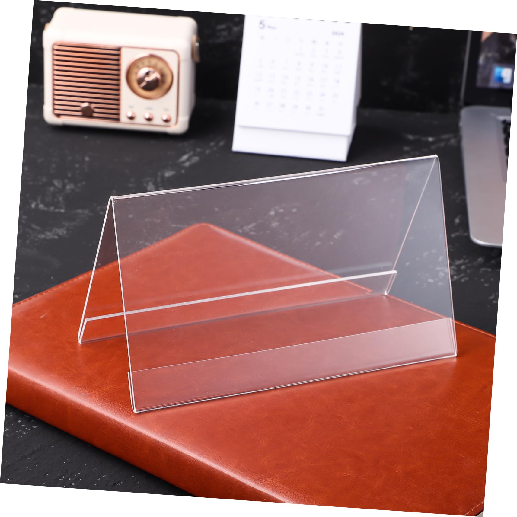 Placa de Identificación Acrílica Triangular de Doble Cara 10 Piezas