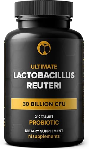 Miniatura 8 de Suplemento de probióticos Lactobacillus Salivarius 30 mil millones de CFU 240 tabletas de probióticos para hombres y mujeres, apoya la salud