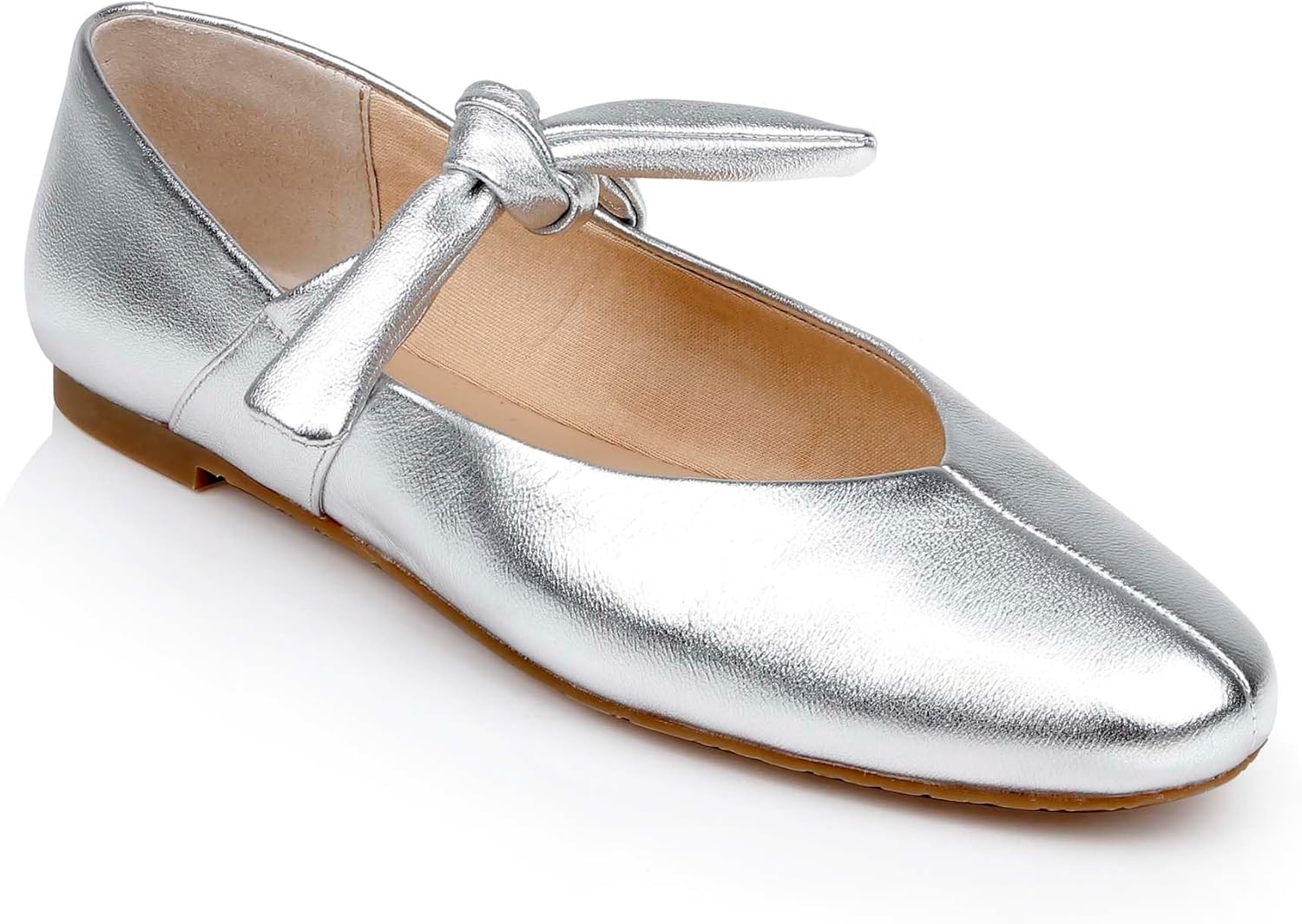 Jewel Badgley Mischka Taylore Round Toe Mary Jane Flats