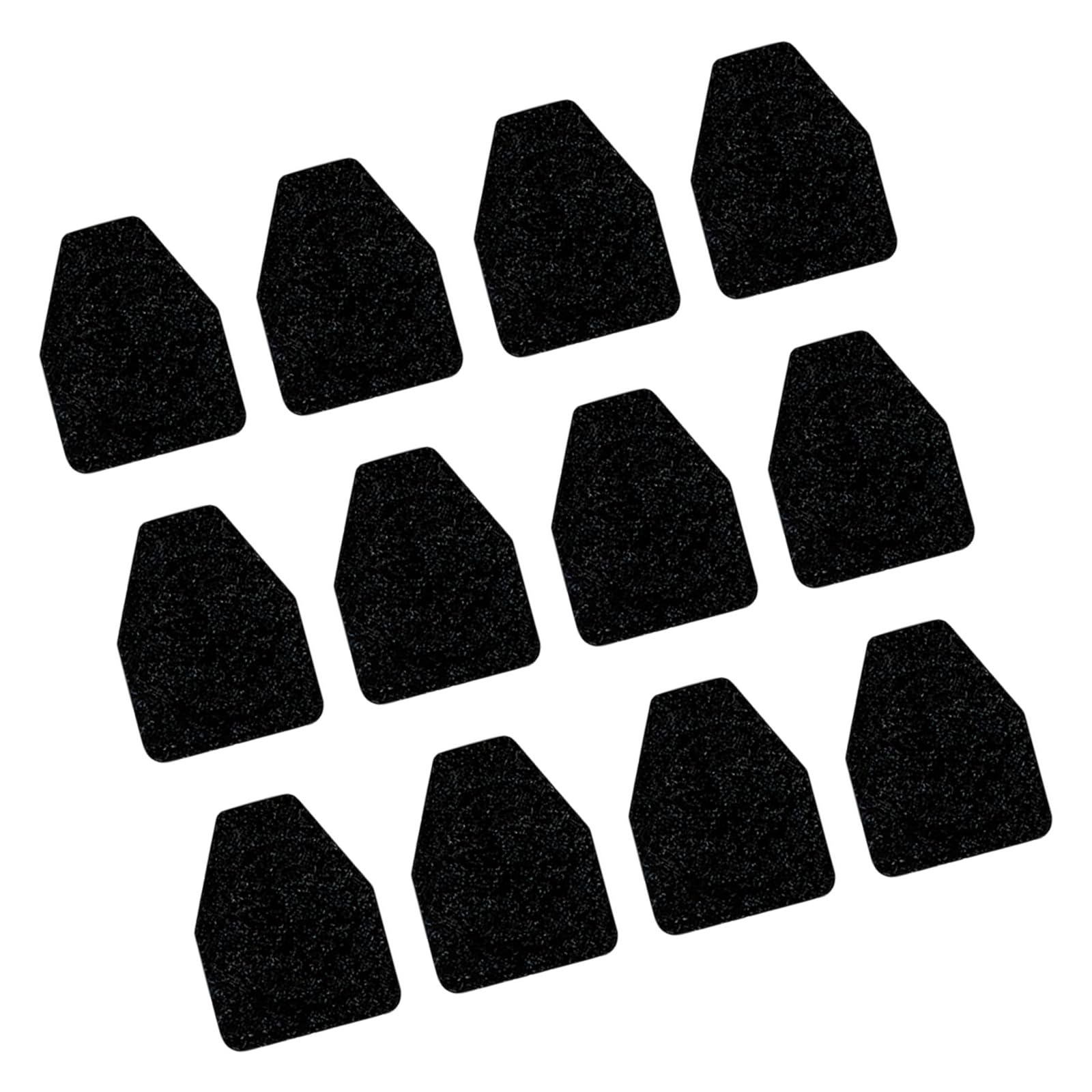 NVOQILIN 6PCS / PACK Heavy Duty Urinal Mats for Public Restrooms Features Liquid Absorption and Strong Grip Base Commercial Grade Urinal Mats