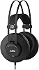 AKG K52 Stereo Studio Headphones, Black, standard