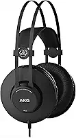 FONE DE OUVIDO PROFISSIONAL AKG K52 PT Preto Grande