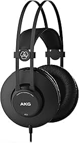 FONE DE OUVIDO PROFISSIONAL AKG K52 PT Preto Grande
