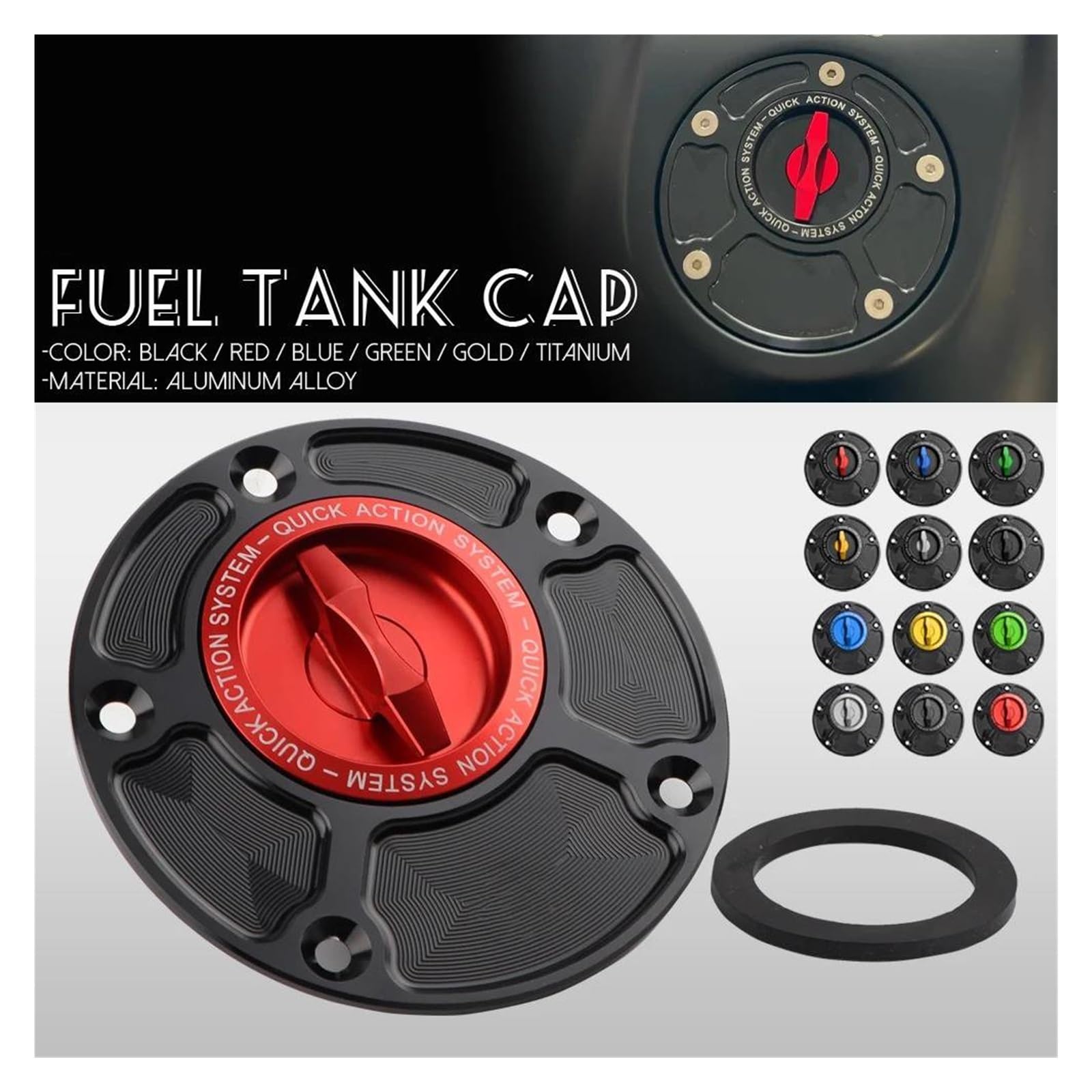 Amazon.com: Motorcycle Fuel Gas Tank Cap For DUCATI Monster950