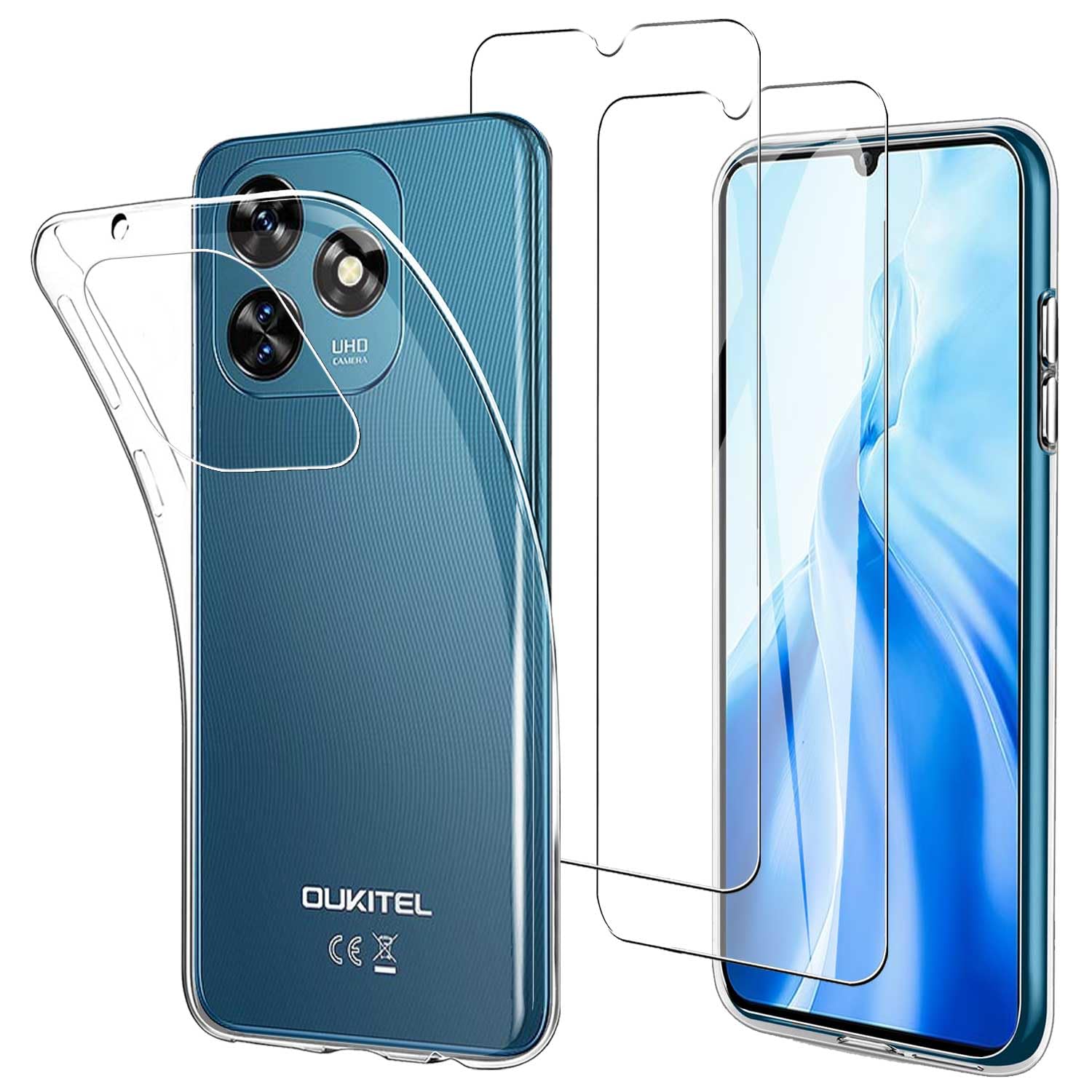 Custodia In Silicone Per Oukitel WP10 Design Marmo 13 Disegni