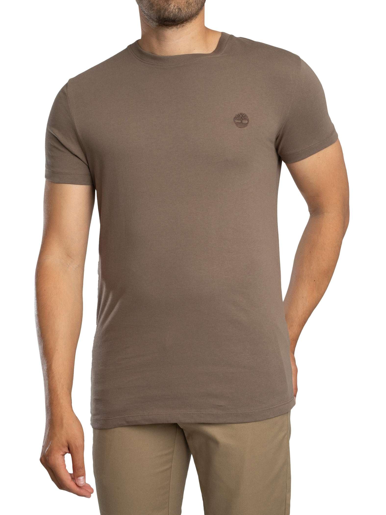 Timberland Men's Brown Dunstan River Slim T-Shirt, Xl