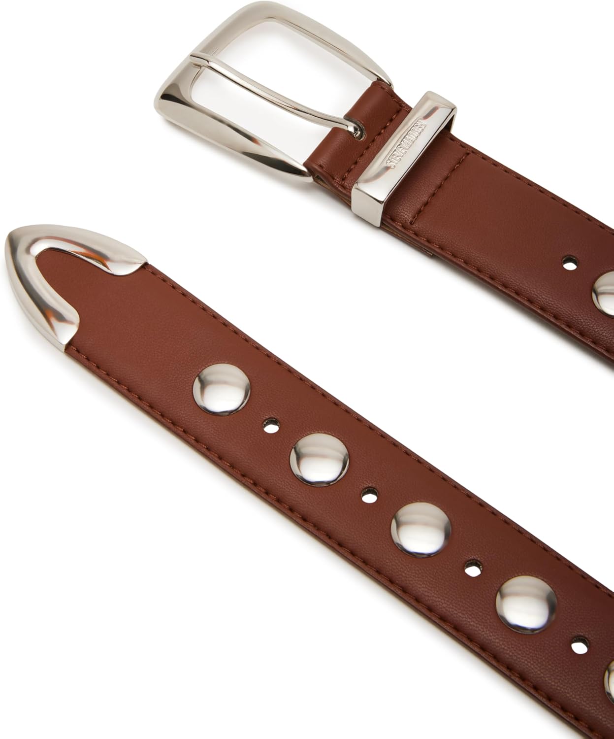 Steve Madden Women's Kingston Studded Pant Belt