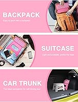 Vista 139 de Dyforce Taburete plegable de 13 pulgadas, taburetes resistentes para adultos y niños, taburetes de pie compactos, taburete plegable ligero