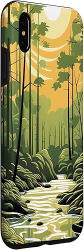 Miniatura 3 de iPhone XS Max Bamboo Brilliance A Symphony of Forest Colors Case