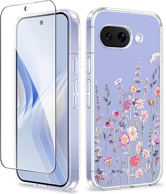 GVIEWIN for Google Pixel 9a Case with Screen Protector