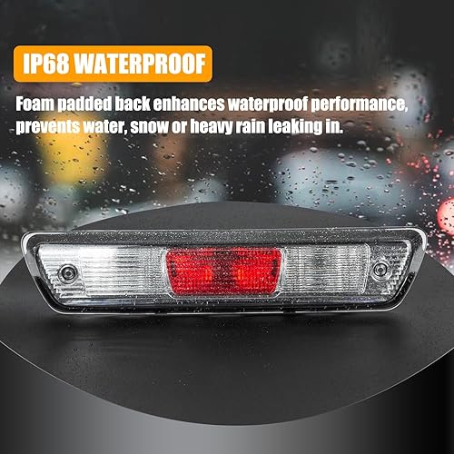 Miniatura 10 de 923-237 F150 Luz trasera central de montaje alto, tercera luz trasera de freno de camión compatible con Ford F-150 2004-2008, Explorer Sport Trac
