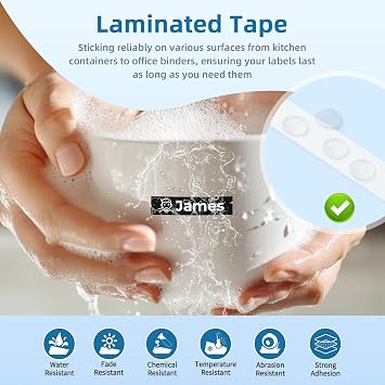 TZe-335 Replacement for Brother TZe335 Laminated P Touch Label Maker Tape