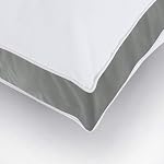 Utopia Bedding Oreillers de lit pour dormir King Size (Grey), Ensemble de 2, Qualité de refroidissement de l'hôtel, Oreiller guissé pour le dos, l'estomac ou les couches latérales