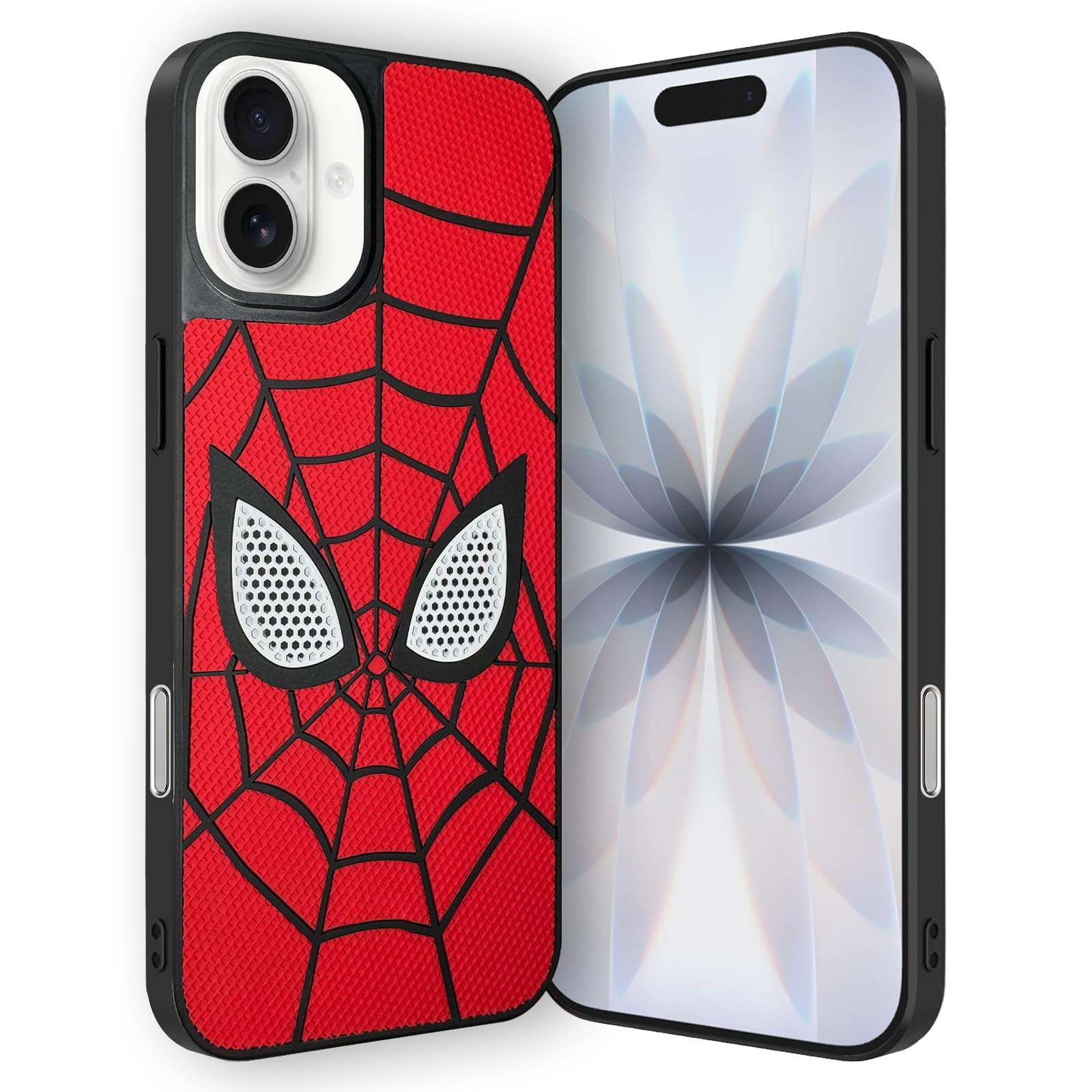Case for iPhone 17 of Spider Web Design,Full Protective Case for 17,6.3''