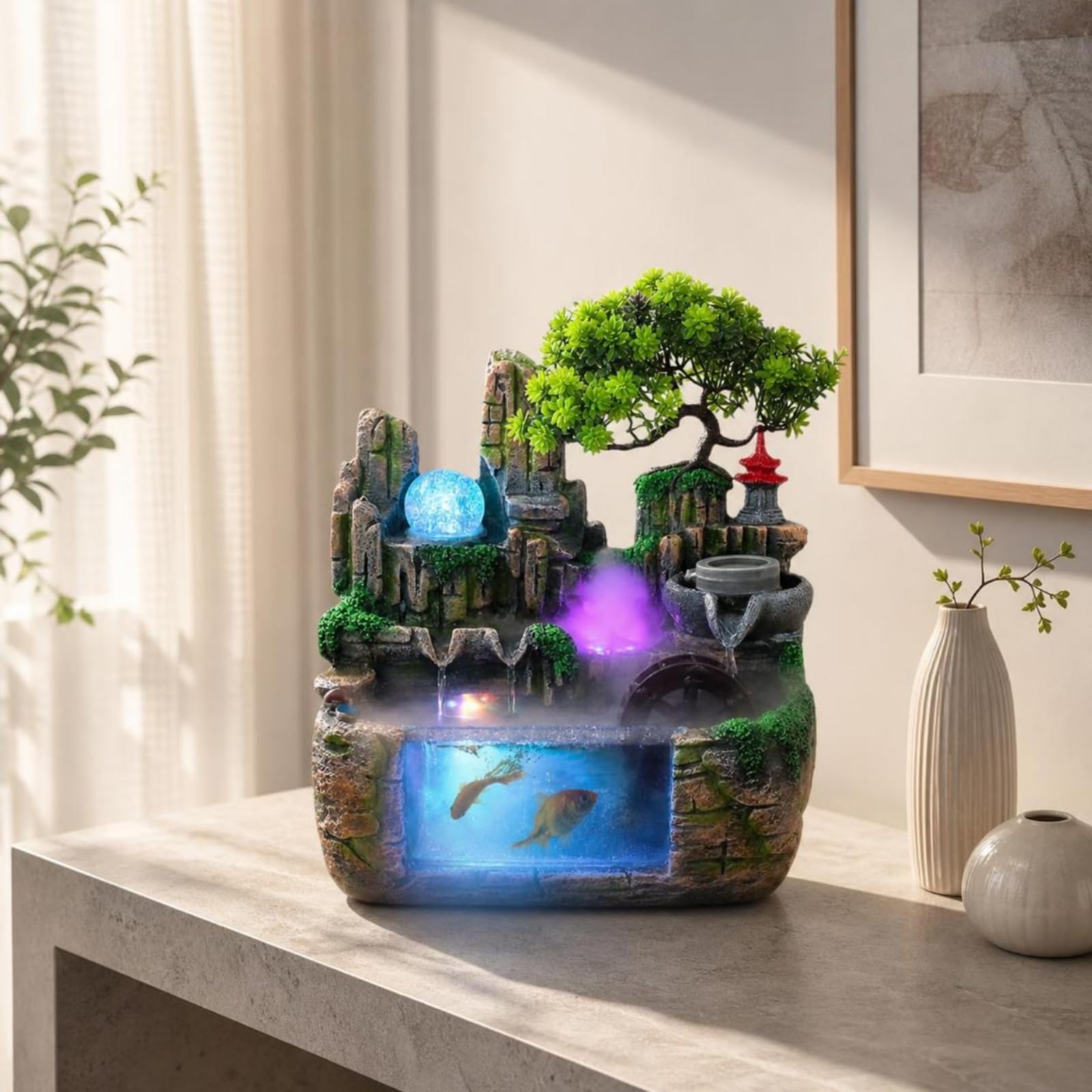 Fontaine Table avec Bassin Serein