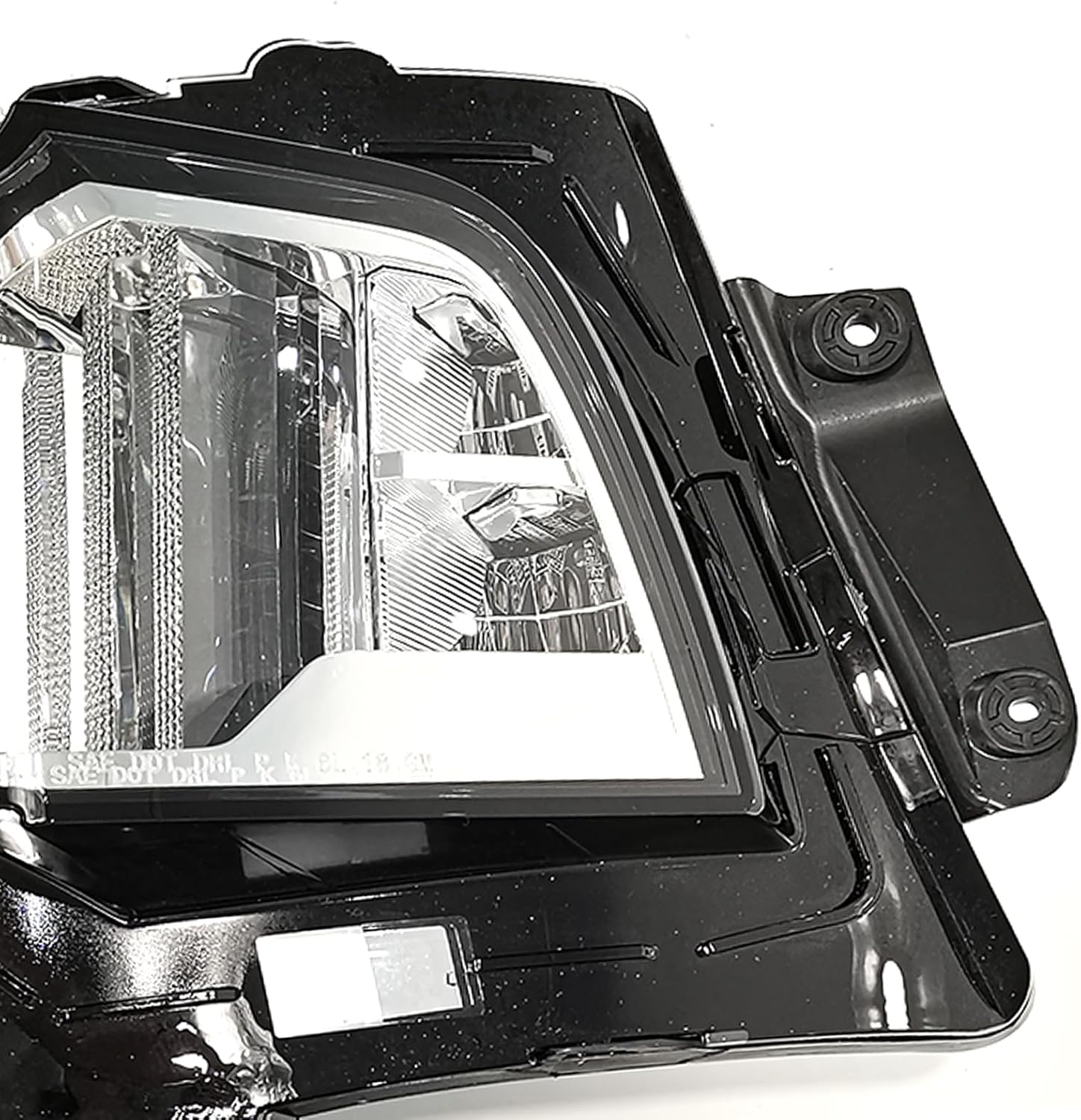 For 2018-2019 Cadillac XTS LED DRL Daytime Running Bumper Fog Light Lamp Assembly Factory Style Front Bumper Fog Light Accessories Replacement - Left Driver Side