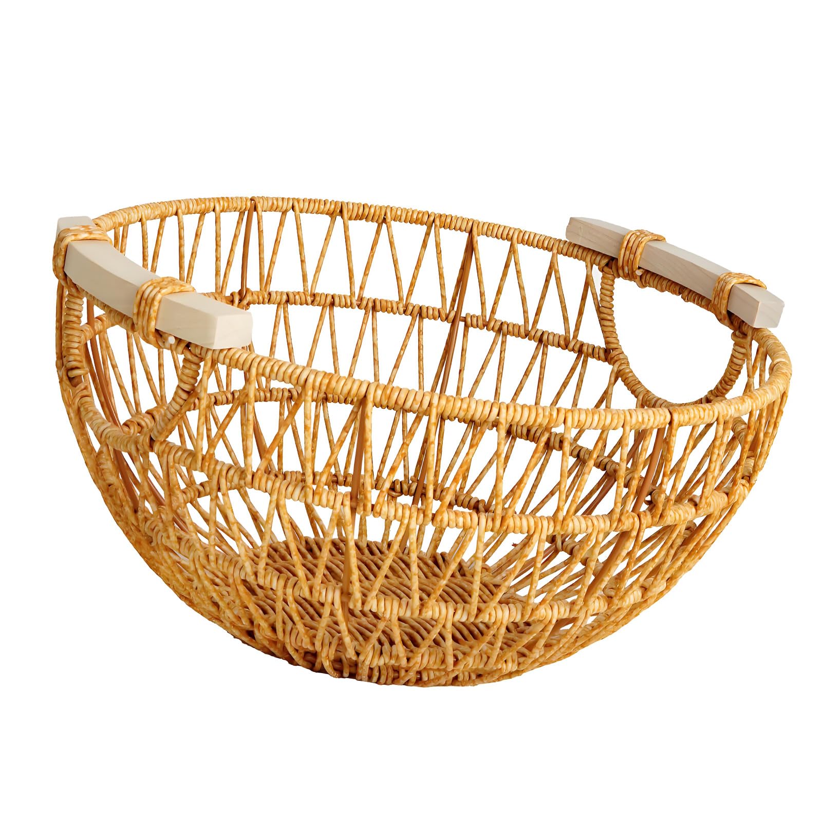 Multipurpose Hollow Knitted Organizers for Vegetables Toy and Household Items Decorative Storage Bin