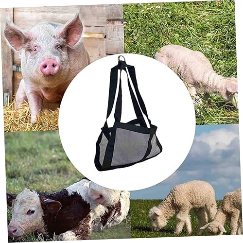 Miniatura 9 de SOLUSTRE Herramienta esparcidora de pesaje de animales Aenima Eslinga de pesaje de cordero para animales pequeños Hamaca de pesaje ajustable Escala