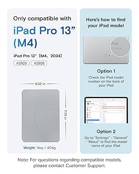 MOFT Dynamic Folio Case for iPad Pro 13 Inch (M4) 2024, Silm