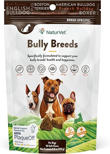 Miniatura 8 de NaturVet Suplemento para razas gigantes - para el apoyo articular, digestión, cuidado de la piel y el pelaje - Multivitamínico canino con minerales,