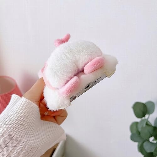 Miniatura 6 de ANSCLT Funda de felpa linda para teléfono Corgi Butt - adecuada para iPhone 13 Pro Max, funda de poliuretano termoplástico suave y esponjoso,